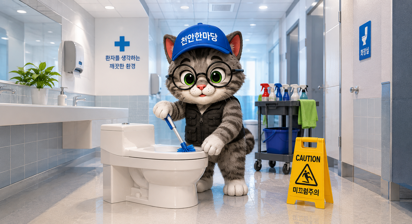 청소 배경